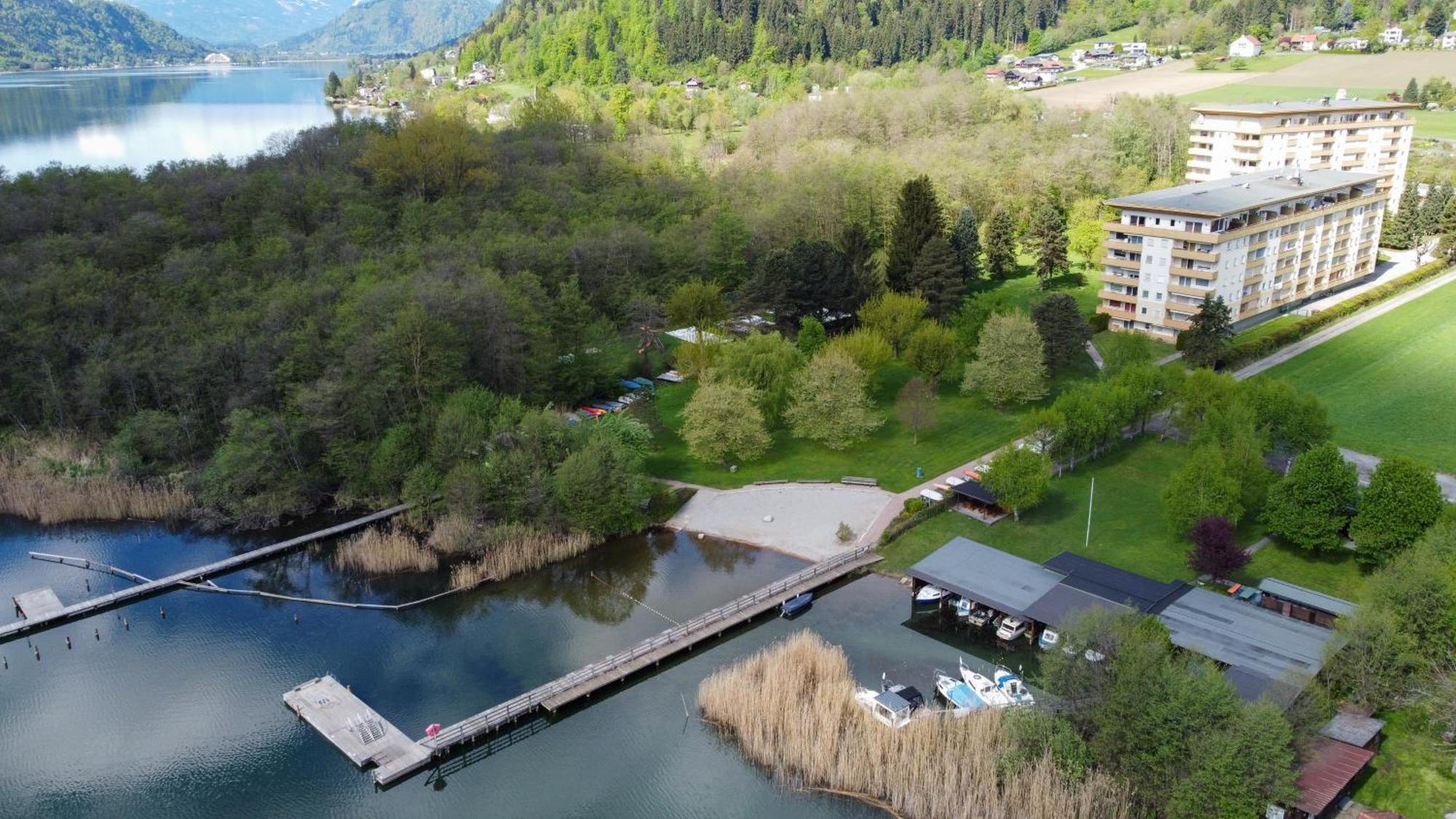 Ct-Gold Penthouse Bodensdorf Amatera Privater Seezugang Hallenbad, Skiarena Gerlitzen Экстерьер фото